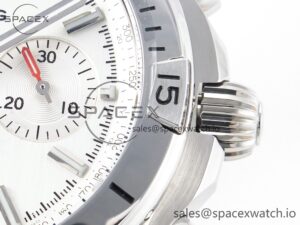 Chronomat B01 England 42mm SS BLSF 1:1 Best Edition White Dial on SS Bracelet A7750 - Image 12