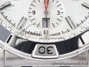 Chronomat B01 England 42mm SS BLSF 1:1 Best Edition White Dial on SS Bracelet A7750 - Image 11