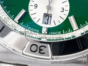 Chronomat B01 Ireland 42mm SS BLSF 1:1 Best Edition Green Dial on SS Bracelet A7750 - Image 10
