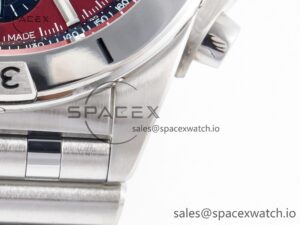 Chronomat B01 Wales 42mm SS BLSF 1:1 Best Edition Red Dial on SS Bracelet A7750 - Image 13