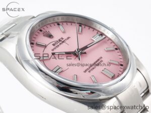 Oyster Perpetual 36mm 126000 Clean 1:1 Best Edition 904L Steel Pink Dial on SS Bracelet VR3230 - Image 6