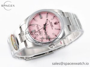 Oyster Perpetual 36mm 126000 Clean 1:1 Best Edition 904L Steel Pink Dial on SS Bracelet VR3230 - Image 7