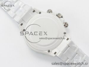 Daytona AET White Solid Ceramic Case and Bracelet Avocado Green Dial ZF 1:1 Best Edition SH4130 - Image 16
