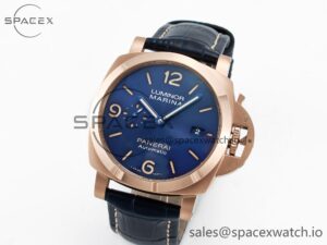 PAM1157 W TTF 1:1 Best Edition on Blue Leather Strap P9010 - Image 4