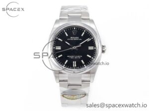 Oyster Perpetual 126000 36mm Clean 1:1 Best Edition 904L Steel Black Dial VR3230