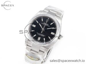 Oyster Perpetual 126000 36mm Clean 1:1 Best Edition 904L Steel Black Dial VR3230 - Image 4