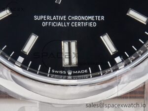 Oyster Perpetual 126000 36mm Clean 1:1 Best Edition 904L Steel Black Dial VR3230 - Image 10