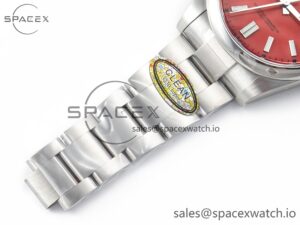 Oyster Perpetual 126000 41mm Clean 1:1 Best Edition 904L Steel Red Dial VR3230 - Image 24