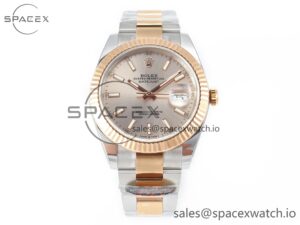 DateJust 41 126331 Clean 904L SS/RG 1:1 Best Edition Champagne Dial on Oyster Bracelet VR3235