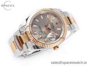 DateJust 41 126331 Clean 904L SS/RG 1:1 Best Edition Champagne Dial on Oyster Bracelet VR3235 - Image 7