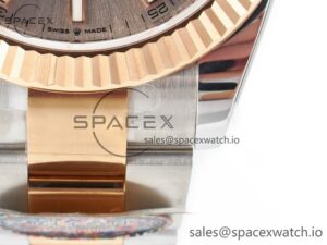 DateJust 41 126331 Clean 904L SS/RG 1:1 Best Edition Champagne Dial on Oyster Bracelet VR3235 - Image 12