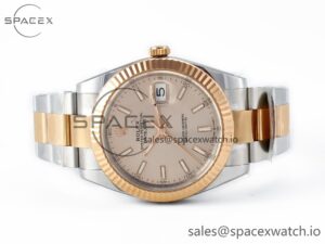 DateJust 41 126331 Clean 904L SS/RG 1:1 Best Edition Champagne Dial on Oyster Bracelet VR3235 - Image 8