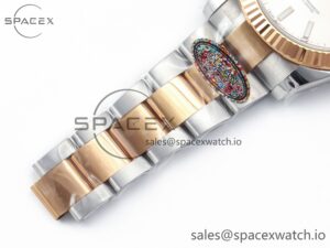 DateJust 41 126331 Clean 904L SS/RG 1:1 Best Edition Champagne Dial on Oyster Bracelet VR3235 - Image 25