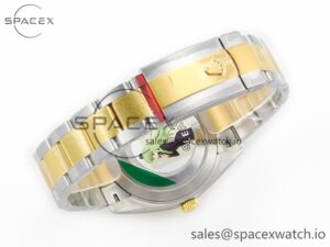 DateJust 41 126333 Clean 1:1 Best Edition 904L Steel YG Textured Dial on SS/YG Oyster Bracelet VR3235 - Image 15