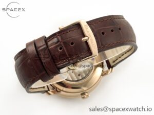Villeret 6654 SS Complicated Function APSF 1:1 Best Edition White Dial on Leather Strap A6654 - Image 15