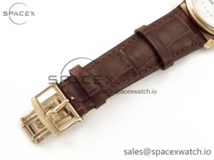 Villeret 6654 SS Complicated Function APSF 1:1 Best Edition White Dial on Leather Strap A6654 - Image 22