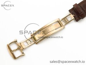 Villeret 6654 SS Complicated Function APSF 1:1 Best Edition White Dial on Leather Strap A6654 - Image 27