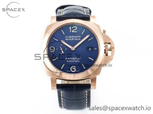 PAM1112 W TTF 1:1 Best Edition on Blue Leather Strap P9010