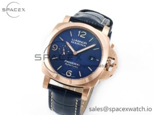 PAM1112 W TTF 1:1 Best Edition on Blue Leather Strap P9010 - Image 4