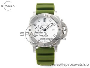 PAM1226 V SS TTF 1:1 Best Edition on Green Rubber Strap P900