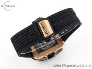 Square Bang Unico 42mm RG BBF 1:1 Best Edition Skeleton Dial on Black Rubber Strap A1280 - Image 14