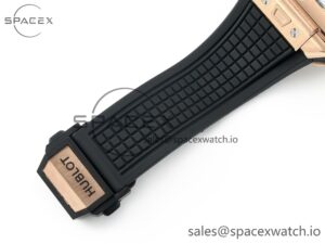 Square Bang Unico 42mm RG BBF 1:1 Best Edition Skeleton Dial Ceramic Bezel on Black Rubber Strap A1280 - Image 23