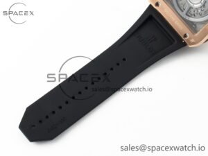 Square Bang Unico 42mm RG BBF 1:1 Best Edition Skeleton Dial Ceramic Bezel on Black Rubber Strap A1280 - Image 24
