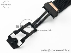 Square Bang Unico 42mm RG BBF 1:1 Best Edition Skeleton Dial Ceramic Bezel on Black Rubber Strap A1280 - Image 27