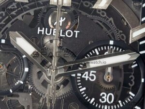 Square Bang Unico 42mm Titanium BBF 1:1 Best Edition Skeleton Dial on Black Rubber Strap A1280 - Image 9