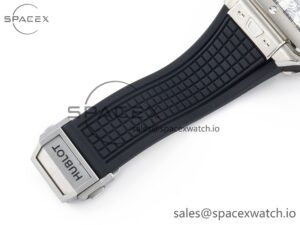 Square Bang Unico 42mm Titanium BBF 1:1 Best Edition Skeleton Dial on Black Rubber Strap A1280 - Image 24