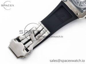 Square Bang Unico 42mm Titanium BBF 1:1 Best Edition Skeleton Dial on Black Rubber Strap A1280 - Image 26