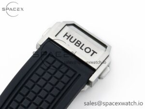 Square Bang Unico 42mm Titanium BBF 1:1 Best Edition Skeleton Dial on Black Rubber Strap A1280 - Image 25