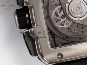 Square Bang Unico 42mm Titanium BBF 1:1 Best Edition Skeleton Dial on Black Rubber Strap A1280 - Image 20