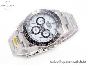 2023 Daytona 126500 ZF 1:1 Best Edition 904L SS Case and Bracelet White Dial SH4130 - Image 7