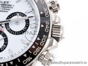 2023 Daytona 126500 ZF 1:1 Best Edition 904L SS Case and Bracelet White Dial SH4130 - Image 11