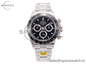2023 Daytona 126500 ZF 1:1 Best Edition 904L SS Case and Bracelet Black Dial SH4130