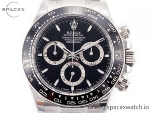 2023 Daytona 126500 ZF 1:1 Best Edition 904L SS Case and Bracelet Black Dial SH4130 - Image 2