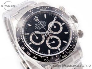 2023 Daytona 126500 ZF 1:1 Best Edition 904L SS Case and Bracelet Black Dial SH4130 - Image 3