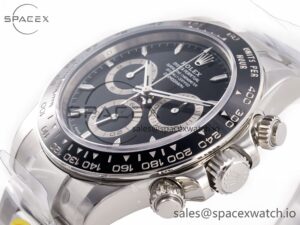 2023 Daytona 126500 ZF 1:1 Best Edition 904L SS Case and Bracelet Black Dial SH4130 - Image 5
