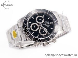 2023 Daytona 126500 ZF 1:1 Best Edition 904L SS Case and Bracelet Black Dial SH4130 - Image 7