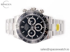 2023 Daytona 126500 ZF 1:1 Best Edition 904L SS Case and Bracelet Black Dial SH4130 - Image 8