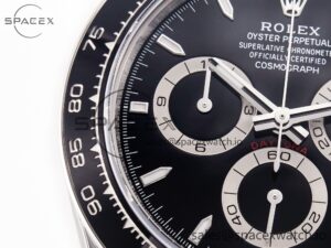 2023 Daytona 126500 ZF 1:1 Best Edition 904L SS Case and Bracelet Black Dial SH4130 - Image 10