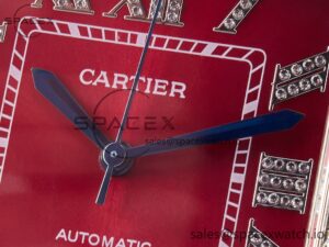 Santos De 40mm TWF 1:1 Best Edition Red Dial SS/SS Dia/Rmn A2824 - Image 9