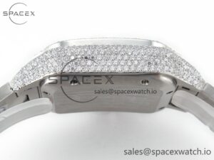 Santos De 40mm TWF 1:1 Best Edition Red Dial SS/SS Dia/Rmn A2824 - Image 12
