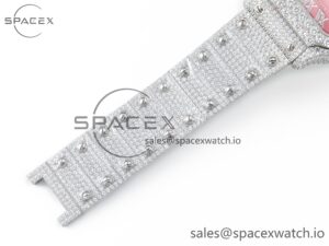 Santos De 40mm TWF 1:1 Best Edition White Dial SS/SS Dia/Rmn A2824 - Image 24