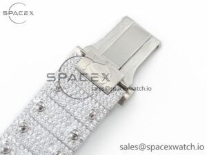 Santos De 40mm TWF 1:1 Best Edition Black Diamond Dial SS/SS A2824 - Image 26
