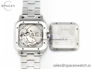 Santos De 40mm TWF 1:1 Best Edition Rainbow Diamond Dial SS/SS A2824 - Image 16