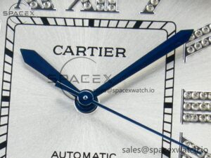 Santos De 40mm TWF 1:1 Best Edition White Dial SS/SS Dia/Rmn A2824 - Image 9