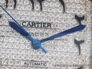 Santos De 40mm TWF 1:1 Best Edition Black Diamond Dial SS/SS A2824 - Image 9