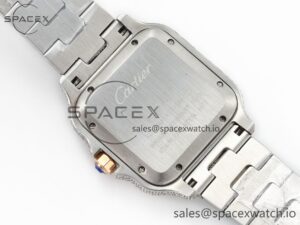 Santos De 40mm TWF 1:1 Best Edition Rainbow Diamond Dial SS/RG Dia/Rmn A2824 - Image 15